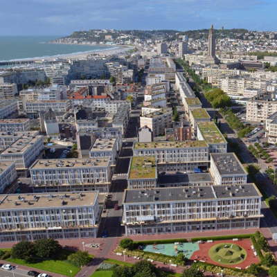 France le havre panorama jour