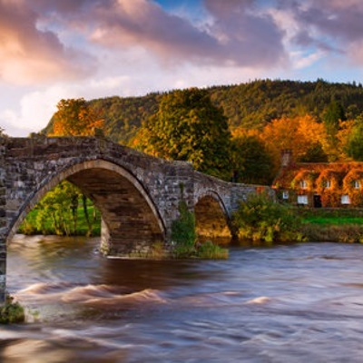 Grande Bretagne Wales Bridge River