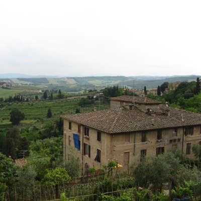italie nord paysage maison