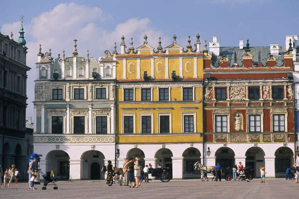 Pologne Cracovie architecture arches